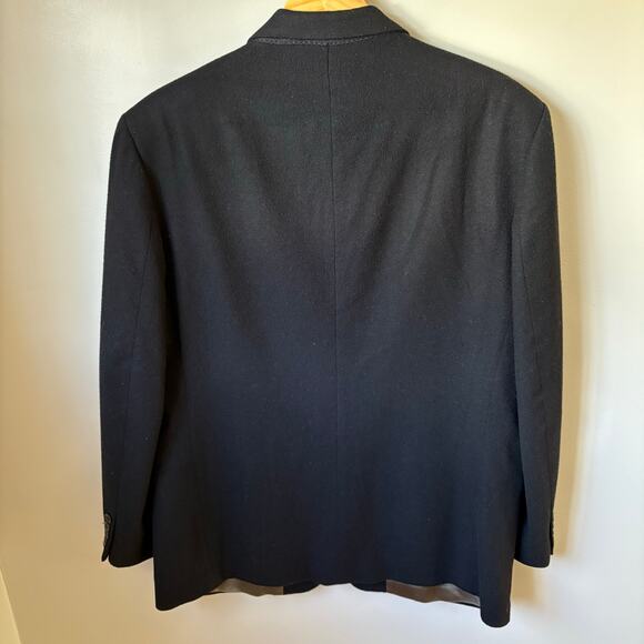 Vintage Oscar De La Renta Cashmere Blend Blazer Dinner Jacket - Picture 2 of 7